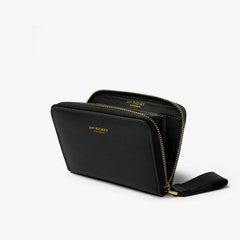 Small Zip Wallet - Black