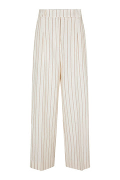 Spigato Trousers - Antique White