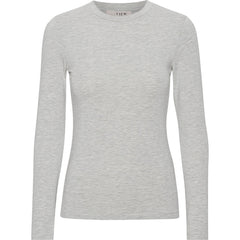 Stabil Top L/S - Light Grey Melange