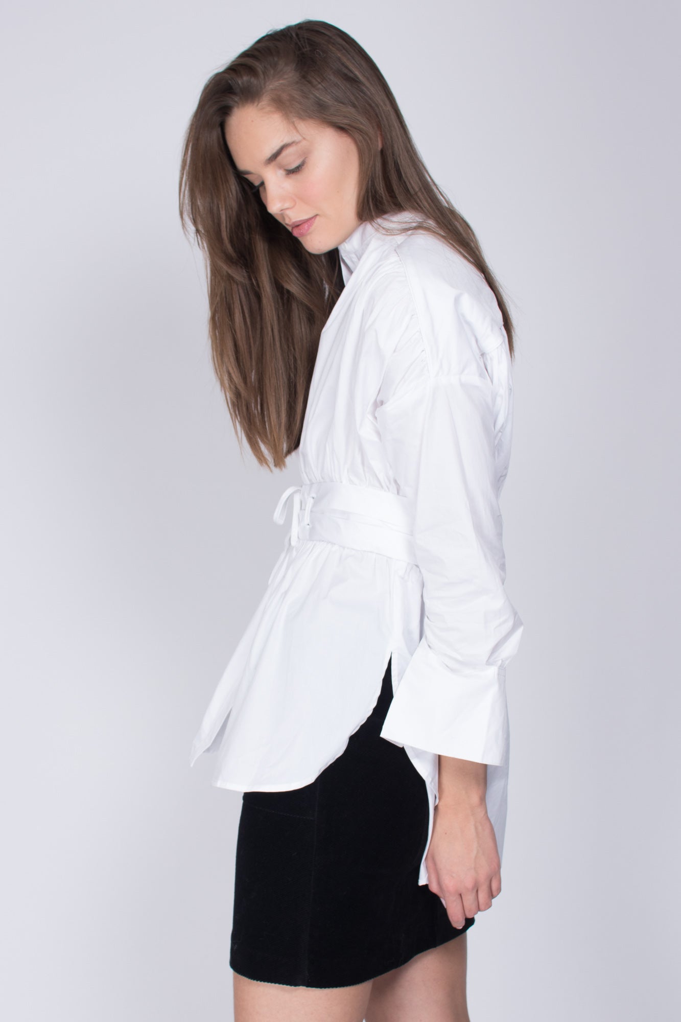 Kylie shirt - White - By Malina - Bluser & Skjorter - VILLOID.no