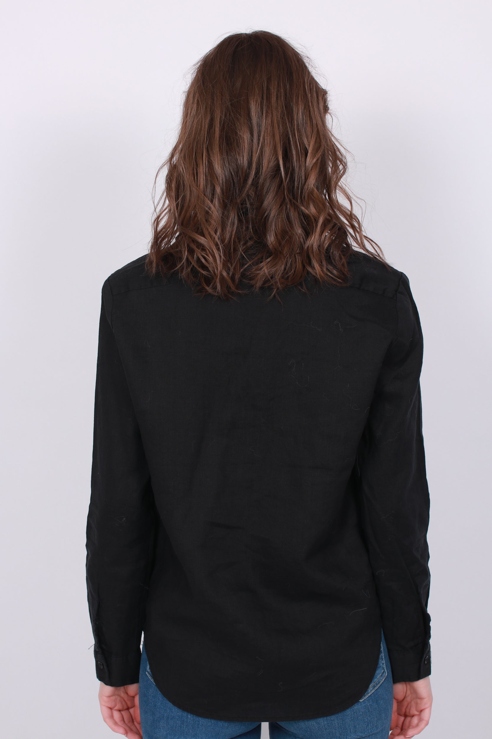 Mona Solid Blouse - Black - Line of Oslo - T-skjorter & Topper - VILLOID.no