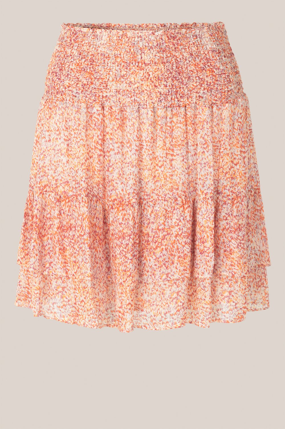 Floral MW Short Skirt - Apricot Brandy - Second Female - Skjørt - VILLOID.no