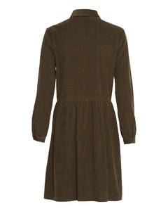 Frea LS Shirt Dress - Grape Leaf - Moss Copenhagen - Kjoler - VILLOID.no