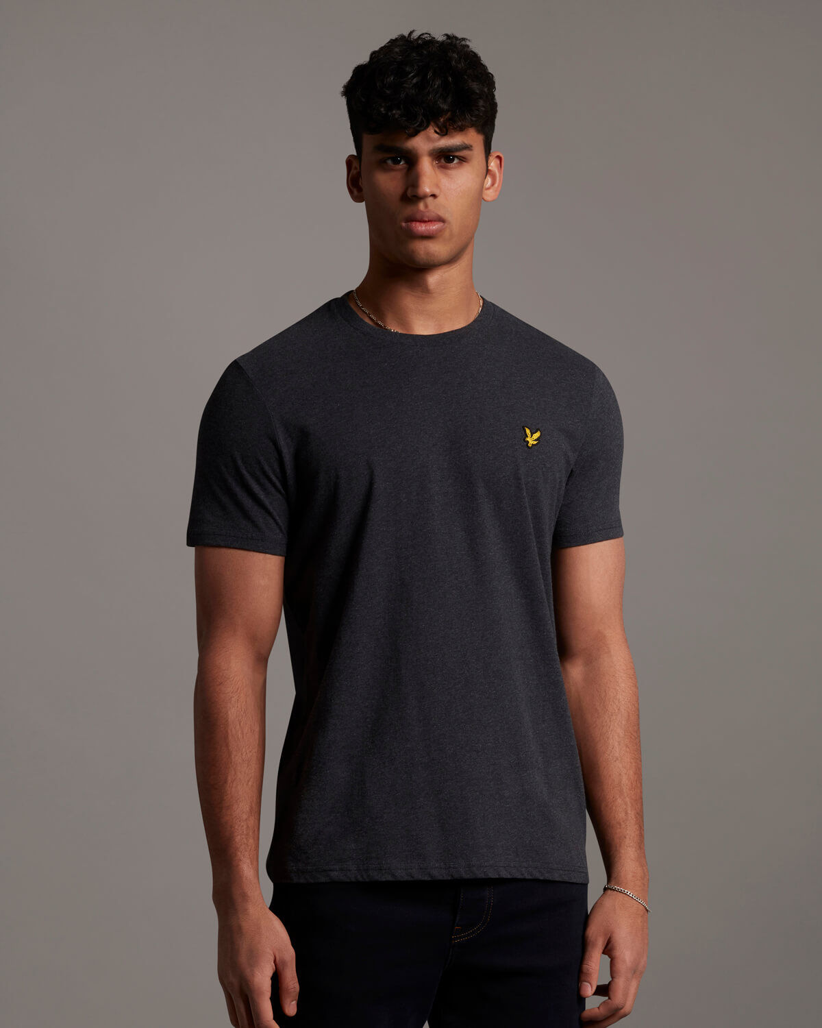 Plain T-Shirt - Charcoal Marl