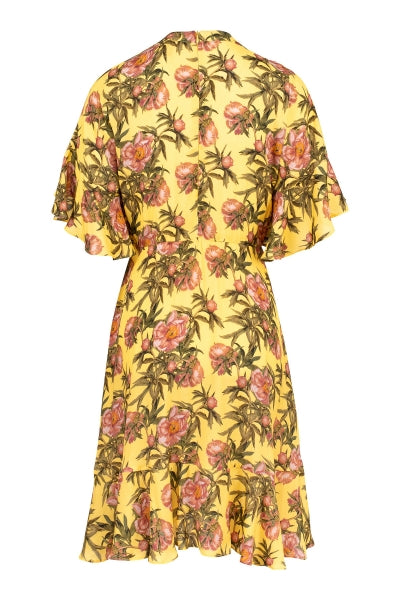 MAUD - Kjoler - Draped Short Dress - Aspen Gold - Villoid
