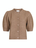 Trudy Knit Cardigan - Dusty Brown
