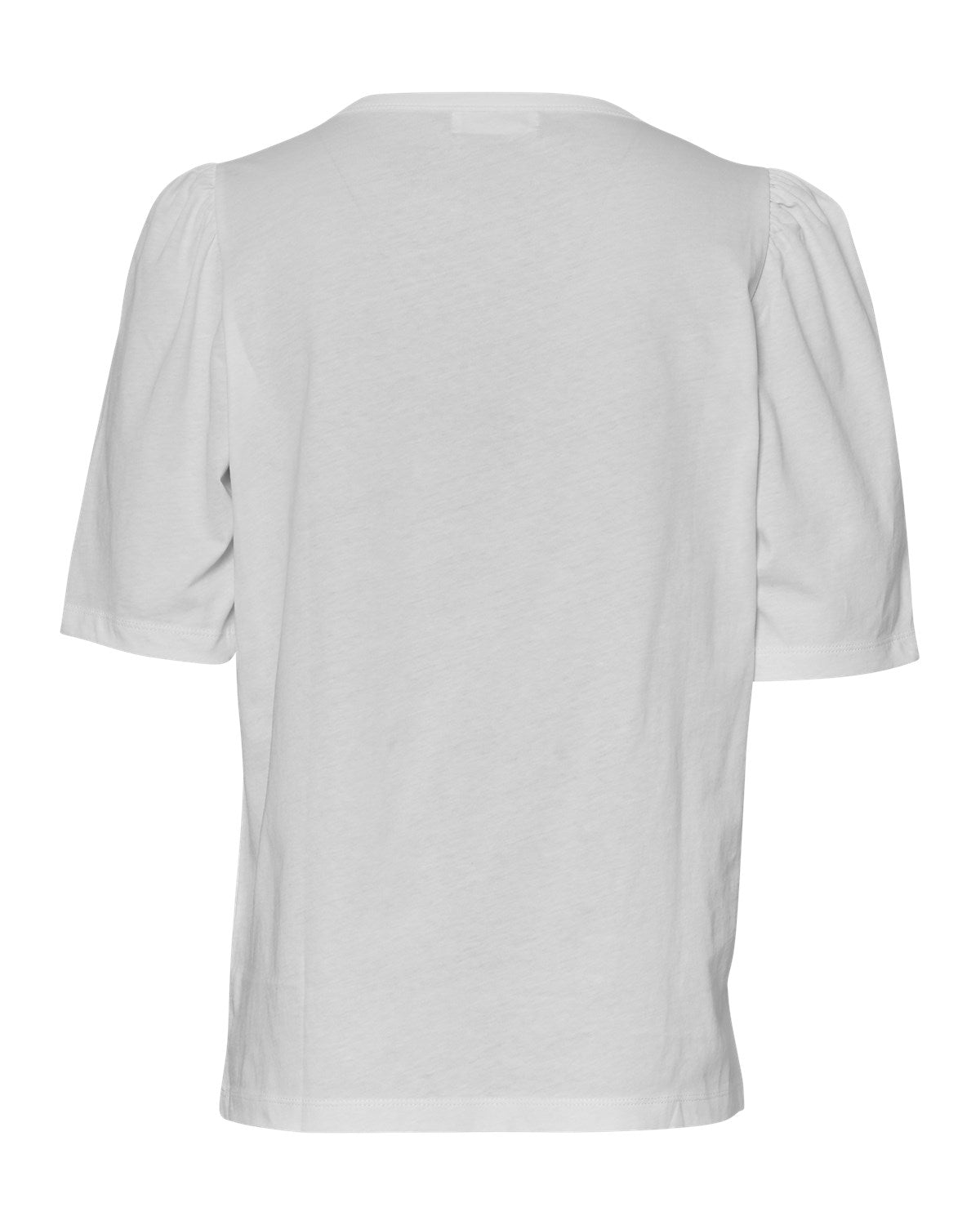 Mo Alva Puff Tee - White - Moss Copenhagen - T-skjorter & Topper - VILLOID.no