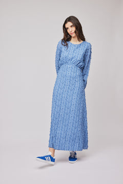 Julia Long Dress - Blue