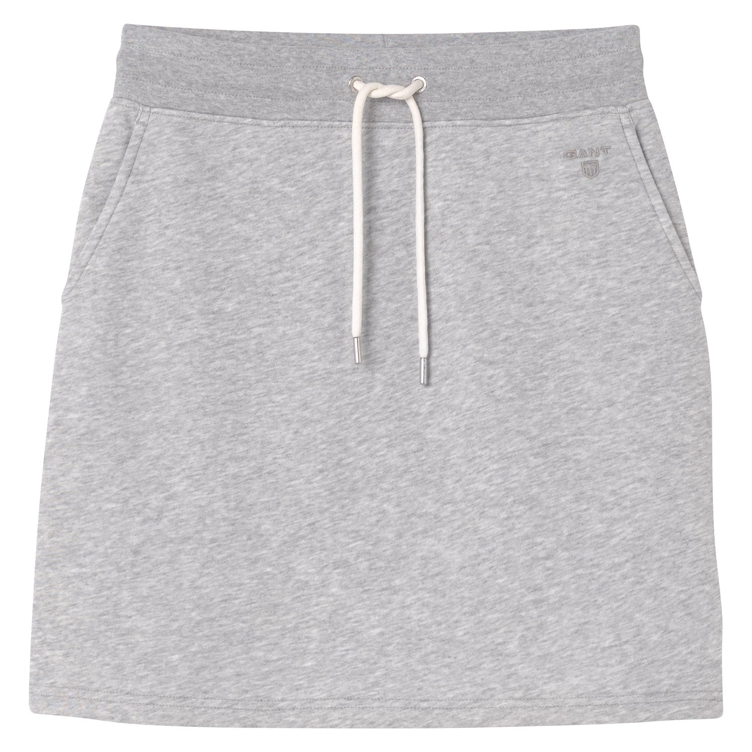 Tonal Shield Sweat Skirt - Light Grey Melange - GANT - Skjørt - VILLOID.no