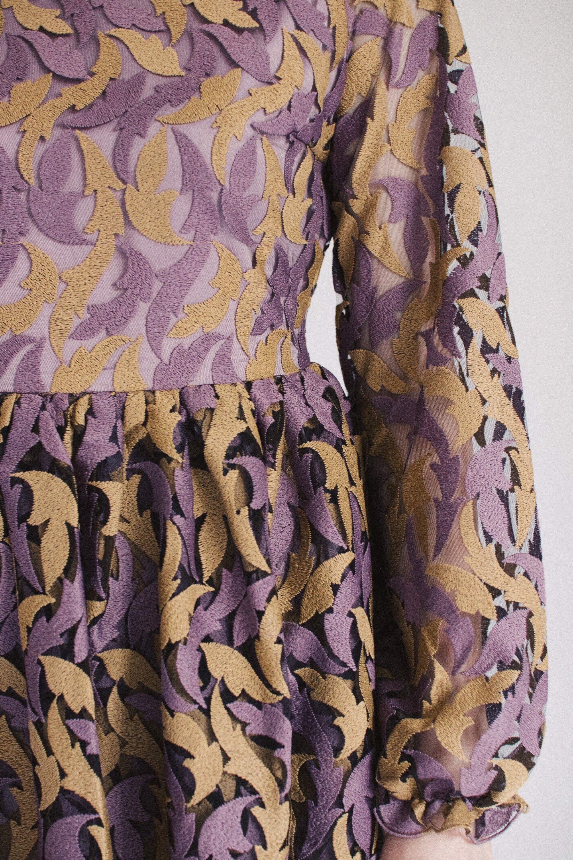 Leaf Dress - Multicolor - MAUD - Kjoler - VILLOID.no