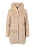 Chloe Hood Jacket - Beige - Ella & il - Jakker - VILLOID.no
