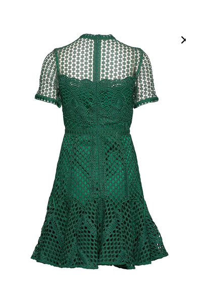 Elara Dress - Basil Green - By Malina - Kjoler - VILLOID.no
