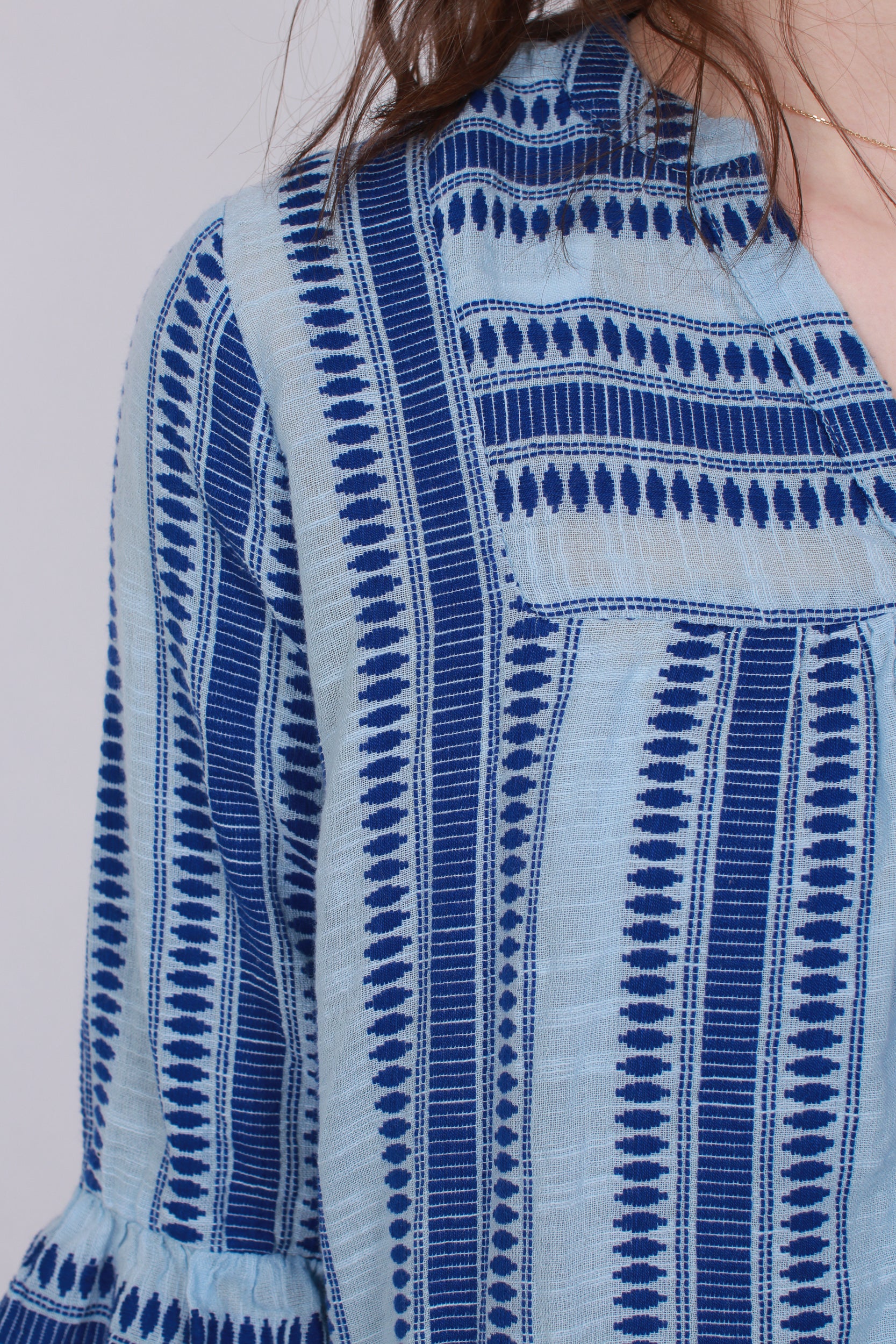 Gunvor Stitch Dress - Light Blue - Neo Noir - Kjoler - VILLOID.no