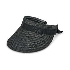 Day Straw Visor - Black