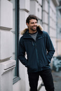Finse 2.0 2-Lags Jakke - Blekkblå - Men
