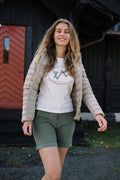 Finse Dunjakke - Beige