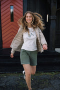 Finse Dunjakke - Beige