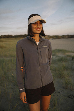 1222 ST Fleece Jakke - Skiferblå