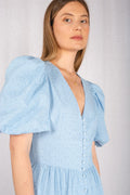 Adelina Dress - Powder Blue