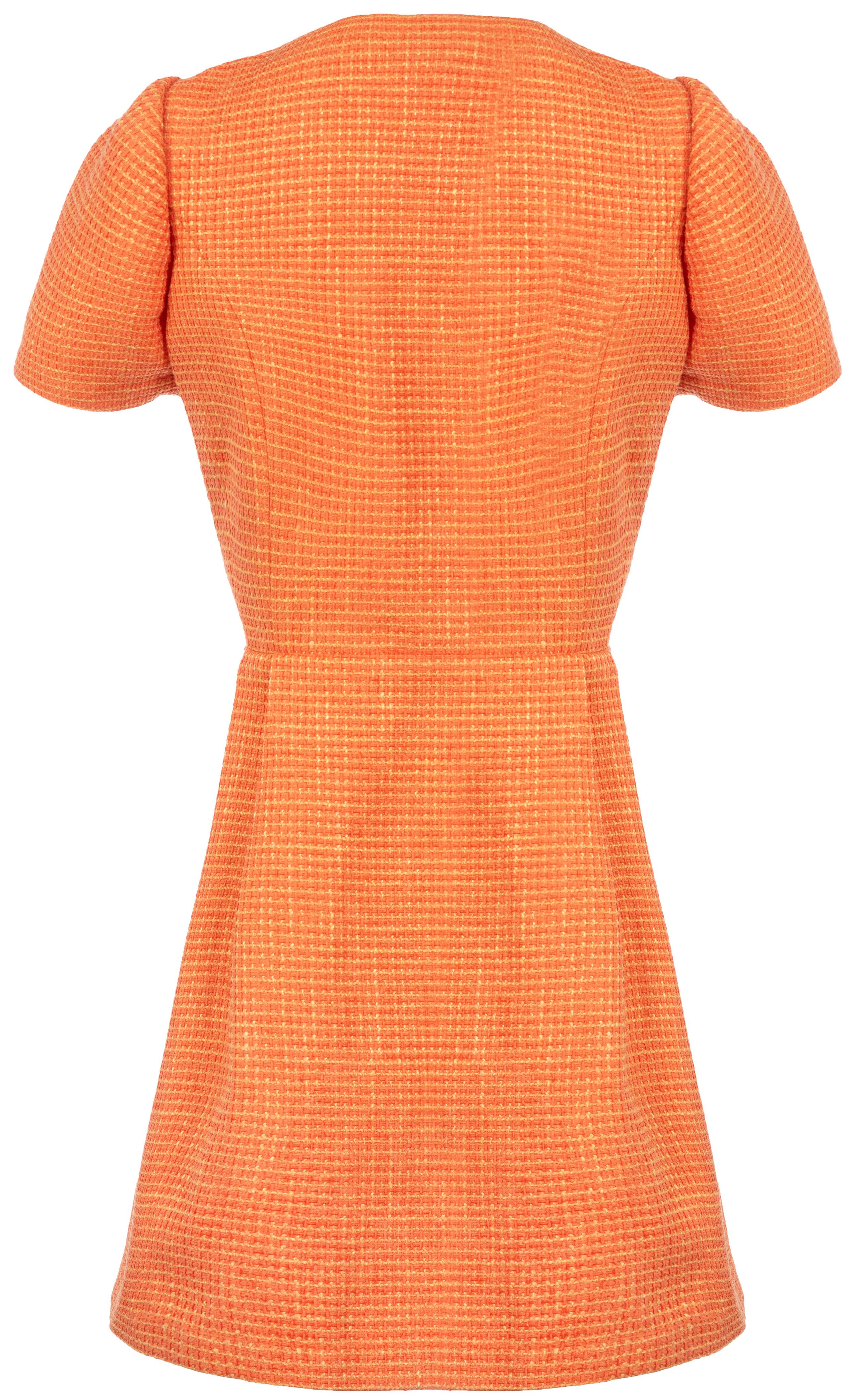 Colette Dress - Apricot Melange