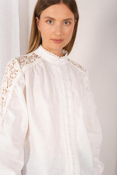 Eloise Blouse - White