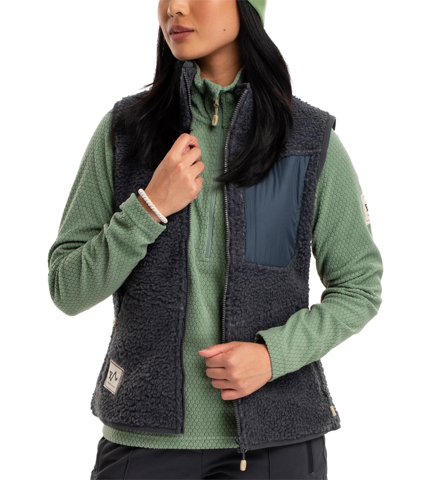 Finse Pile Vest - M Marine