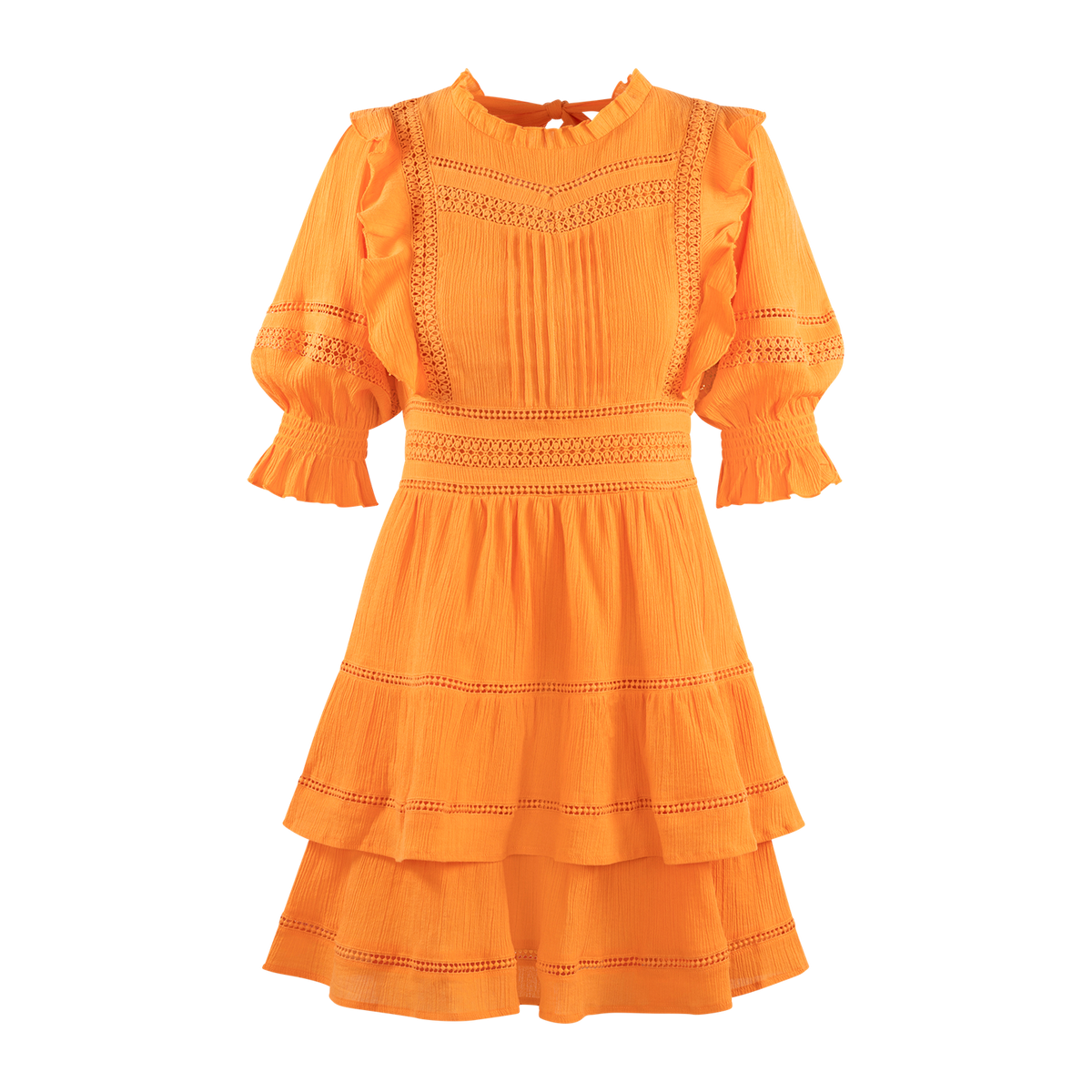 Katia Dress - Persimmon Orange