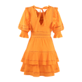Katia Dress - Persimmon Orange