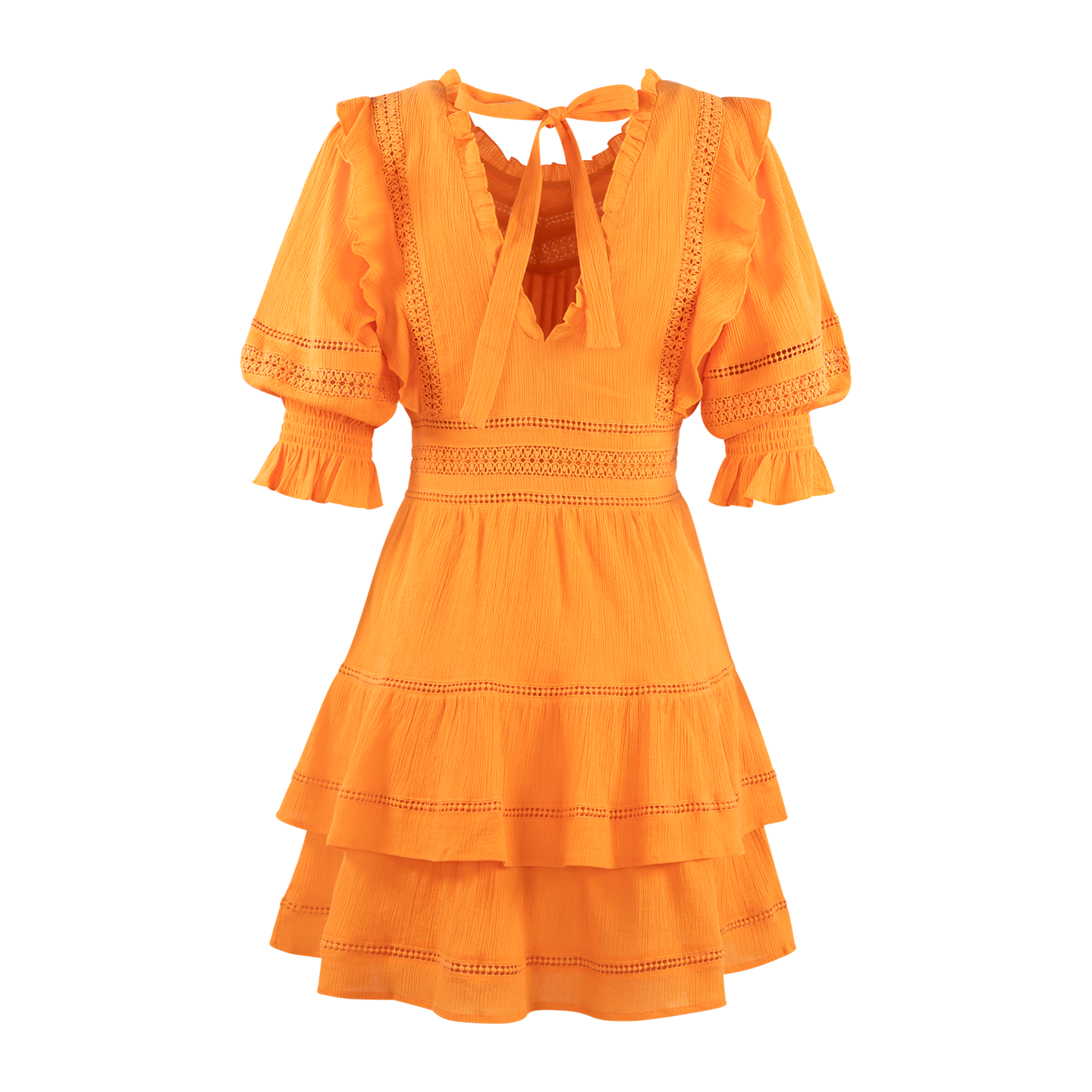Katia Dress - Persimmon Orange