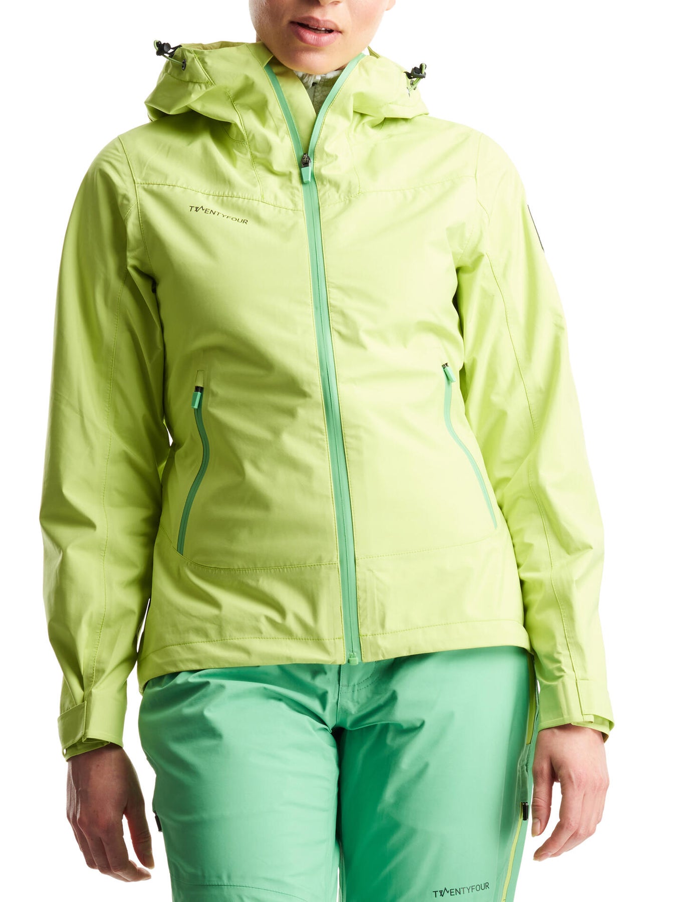 Loen 3-Lags Jakke - Lime