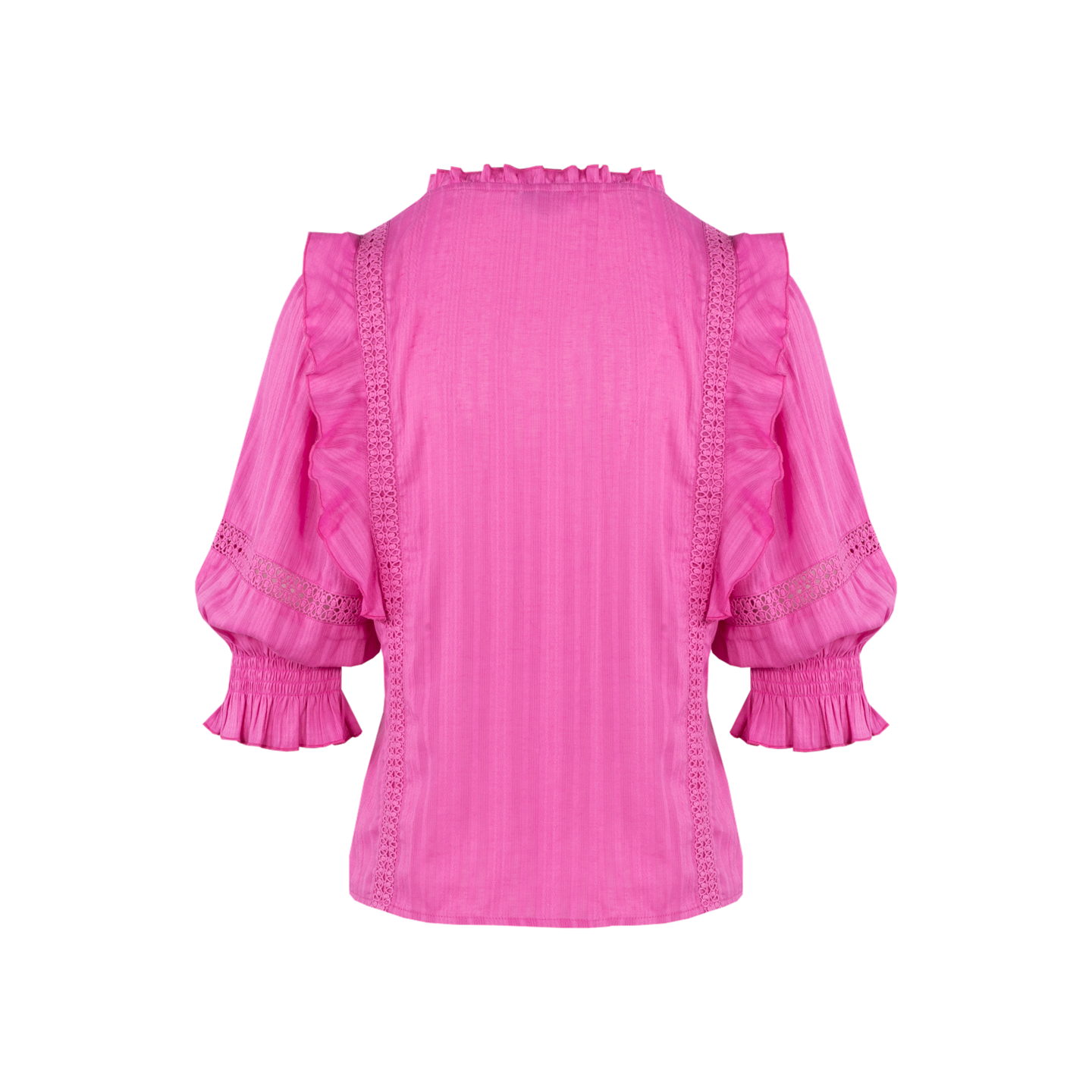 Rebekka Blouse - Super Pink