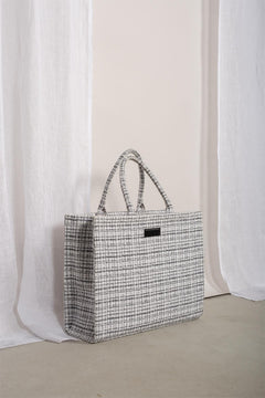 Venice Tote Bag - White/Black