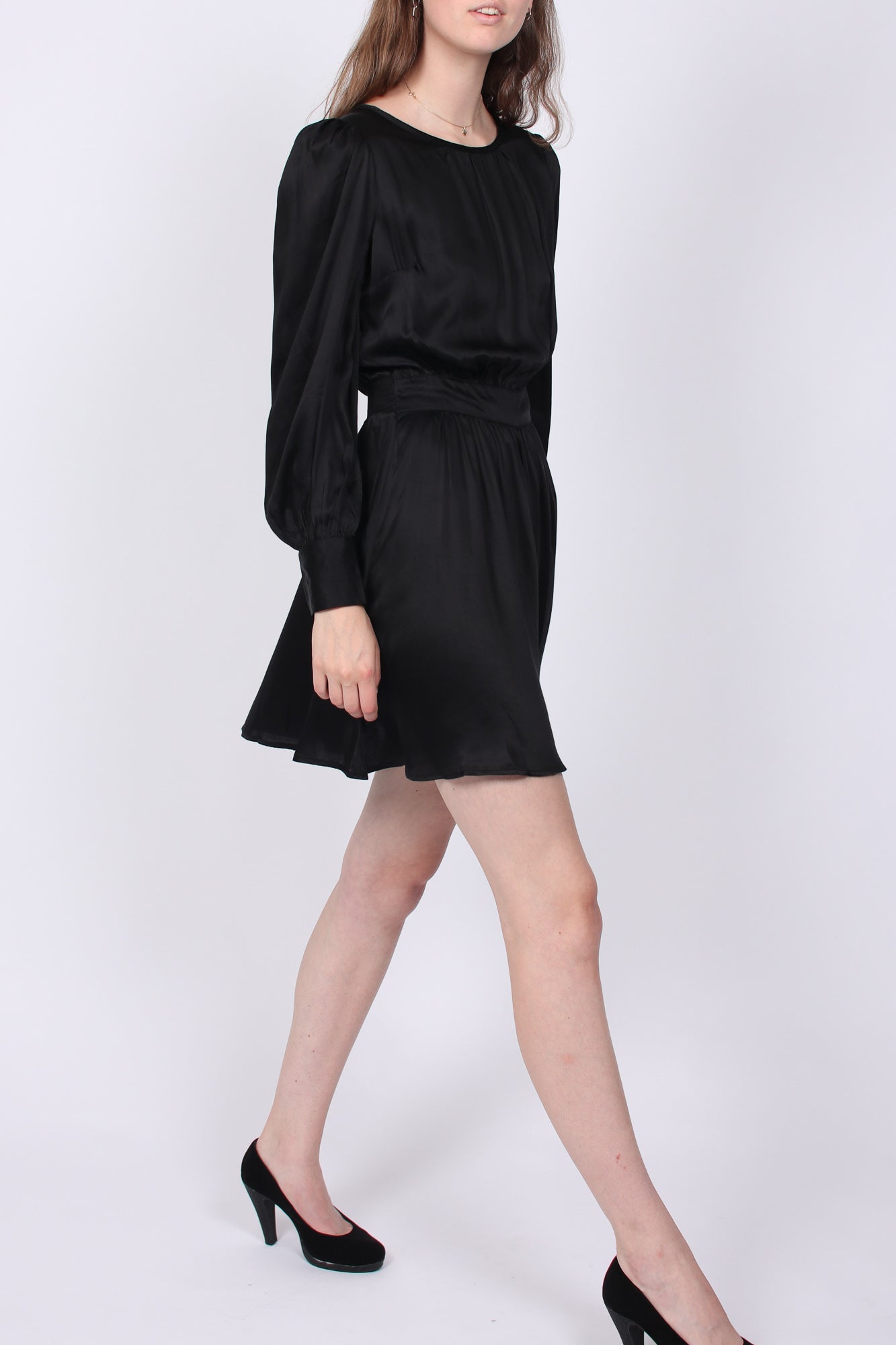 Satin Dress - Black - ByTimo - Kjoler - VILLOID.no