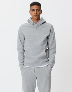 Lens Hoodie - Light Grey Melange/White