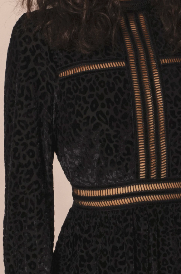 Paolina Mini Dress - Black - By Malina - Kjoler - VILLOID.no