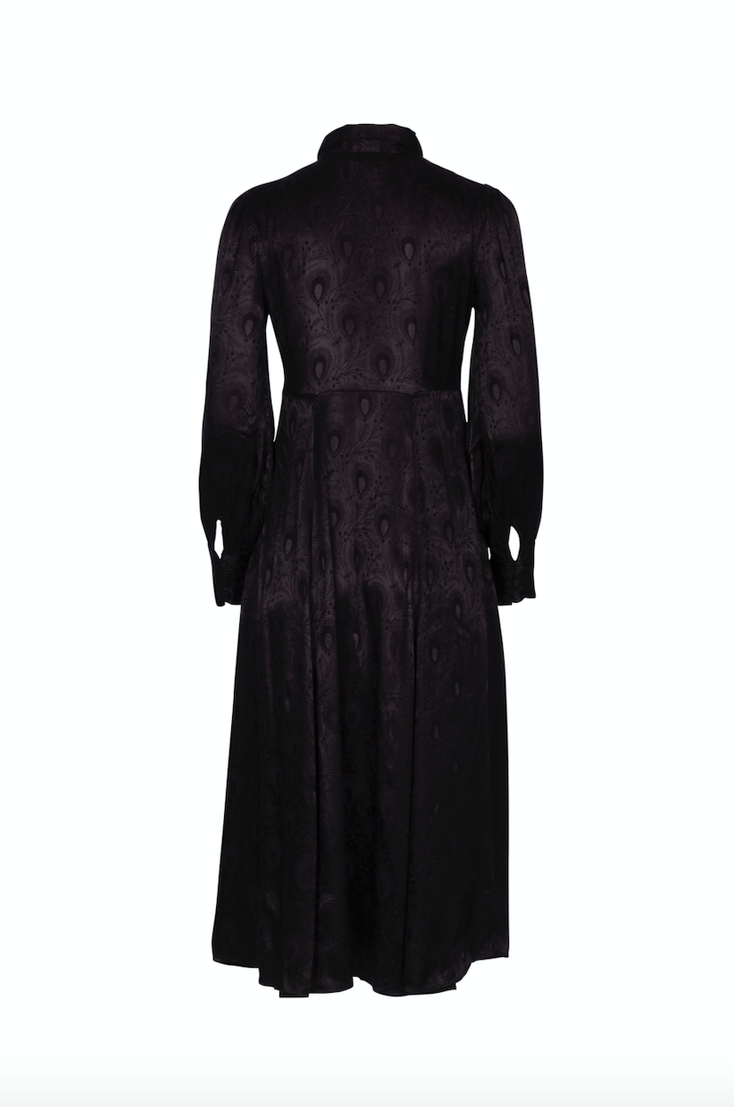 Jacquard Shirt Dress - Black - ByTimo - Kjoler - VILLOID.no