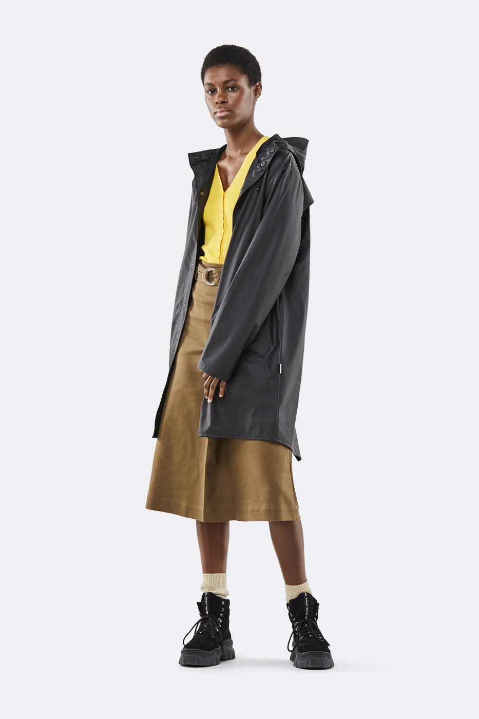 Long Jacket - Black - Rains - Jakker - VILLOID.no