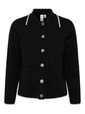 Yascosti LS Knit Cardigan S - Black