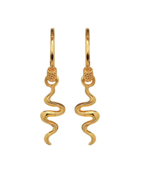 Aryah Earring - Gold - Maanesten - Tilbehør - VILLOID.no