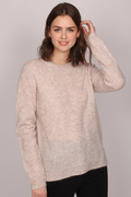 Femme Mohair O Pullover - Oatmeal - Moss Copenhagen - Gensere - VILLOID.no