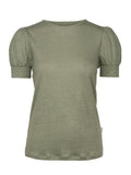 Madeleine Linen Tee - Green