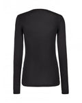 Mona Lyocell O LS Top - Black - Moss Copenhagen - Gensere - VILLOID.no