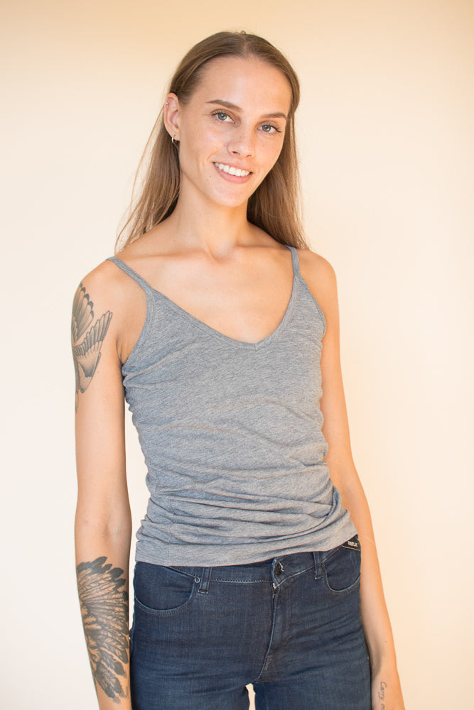 Women's Singlet - Grey Melange - The Product - T-skjorter & Topper - VILLOID.no