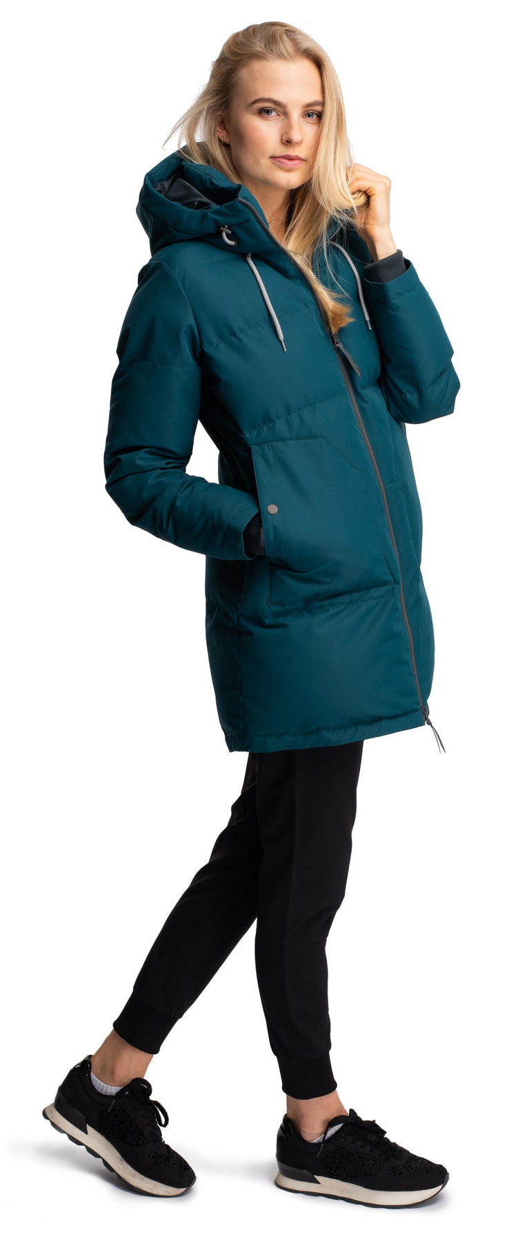 Mellow Vattert Parkas - Mørk Grønn - Twentyfour - Jakker - VILLOID.no