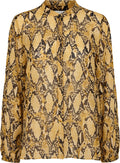 Snake Shirt - Chai Tea - Second Female - Bluser & Skjorter - VILLOID.no