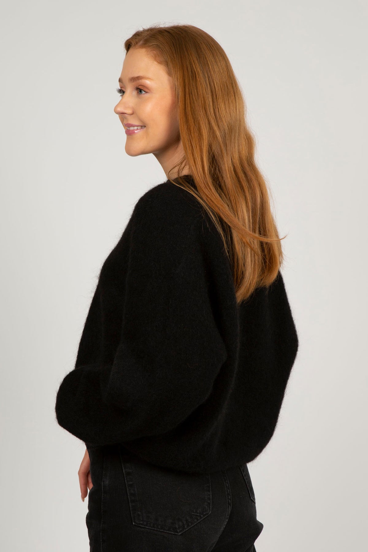 American Vintage Gensere Zabidoo Cardigan Black Villoid