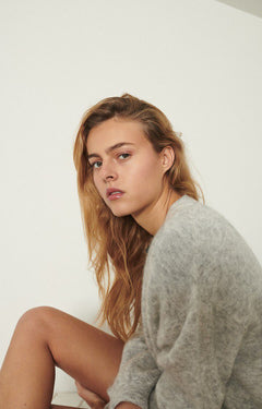 Zabidoo Cardigan - Gris Clair Chine