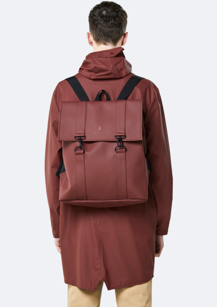 Msn Bag - Maroon - Rains - Tilbehør - VILLOID.no
