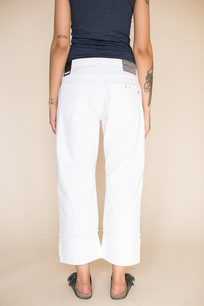 Boyfit Jeans - White - Replay - Bukser & Shorts - VILLOID.no