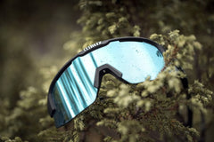 Active Matrix Small - Matt Black - Smoke With Ice Blue Multi